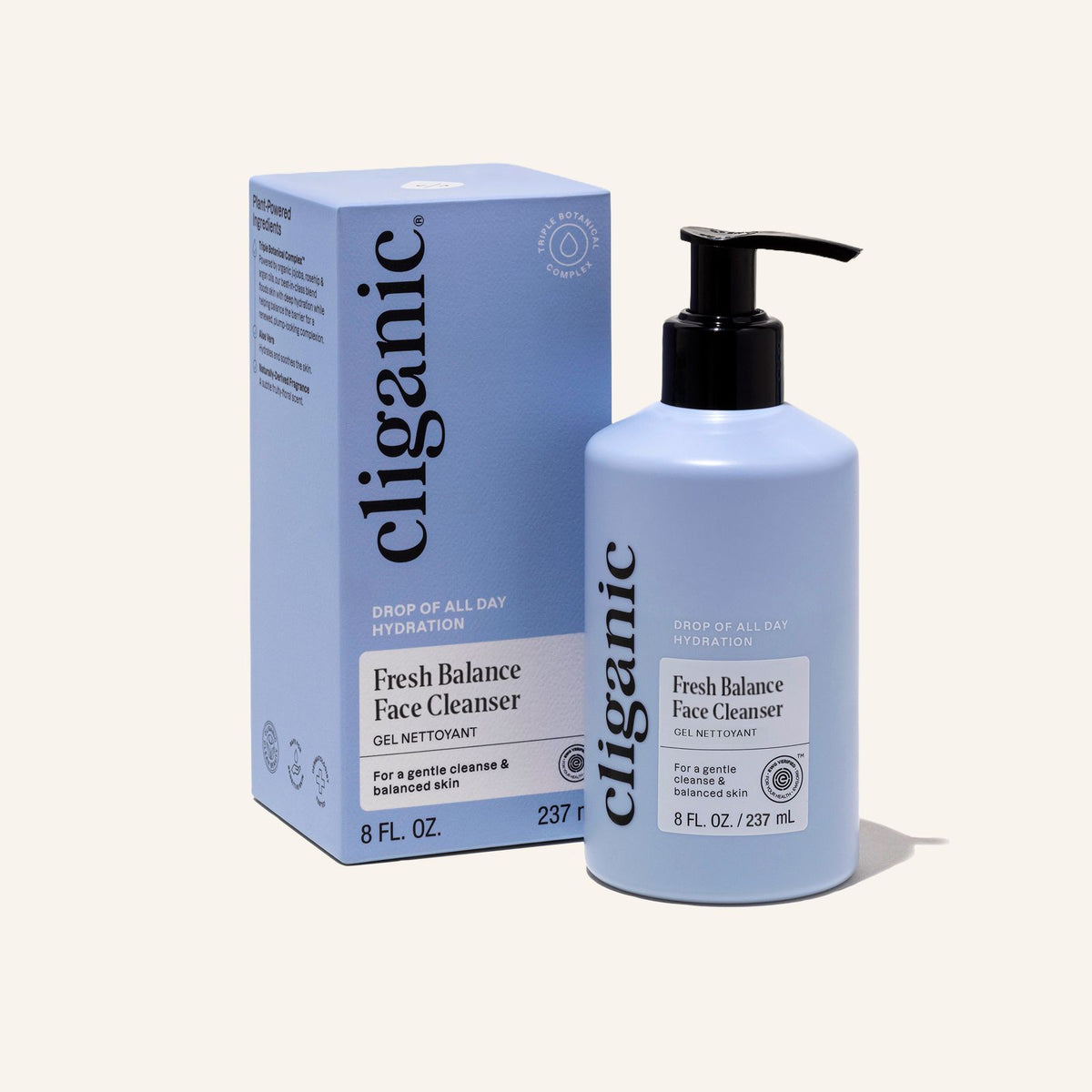 Fresh Balance Face Cleanser|Clinically tested & EWG Verified|Cliganic