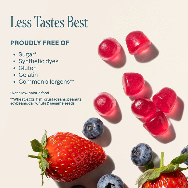 Supplements-Probiotics-Sugar-Free-free of Sugar*,Synthetic dyes, Gluten, Gelatin