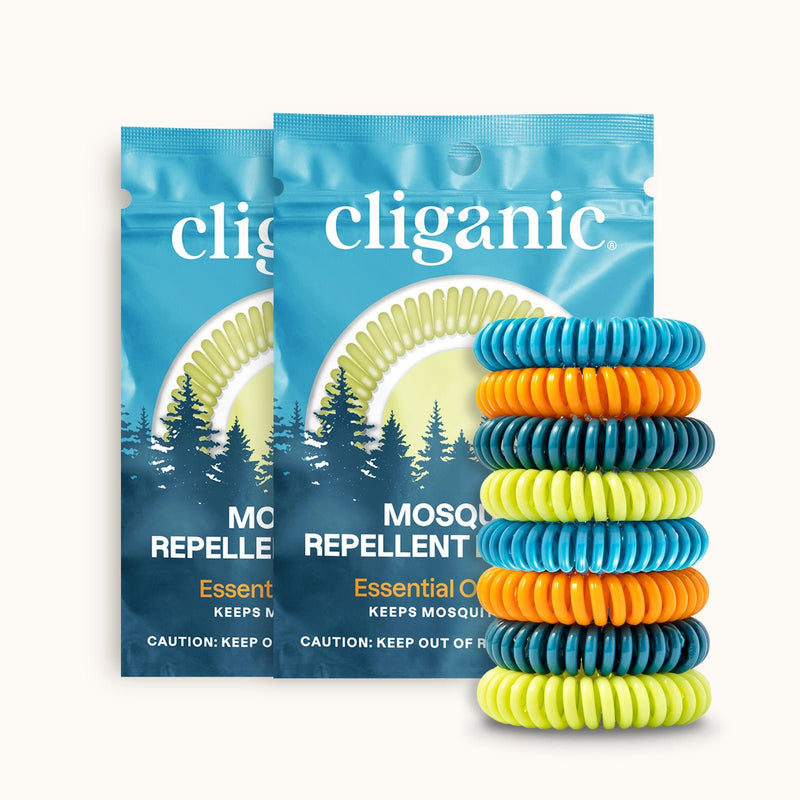 Mosquito Repellent Bracelets - Elastic - Cliganic Mosquito Repellents