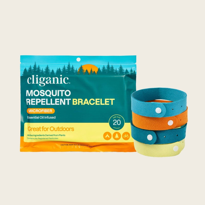 Mosquito Repellent Bracelets - Microfiber - Cliganic Mosquito Repellents