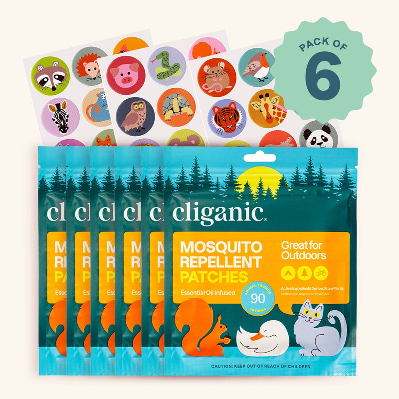 Mosquito Repellent Patches - Animal - Cliganic Mosquito Repellents