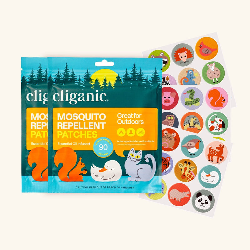 Mosquito Repellent Patches - Animal - Cliganic Mosquito Repellents