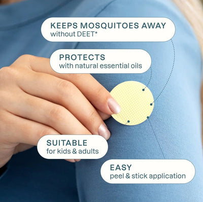 Mosquito Repellent Patches - Solid - Cliganic Mosquito Repellents