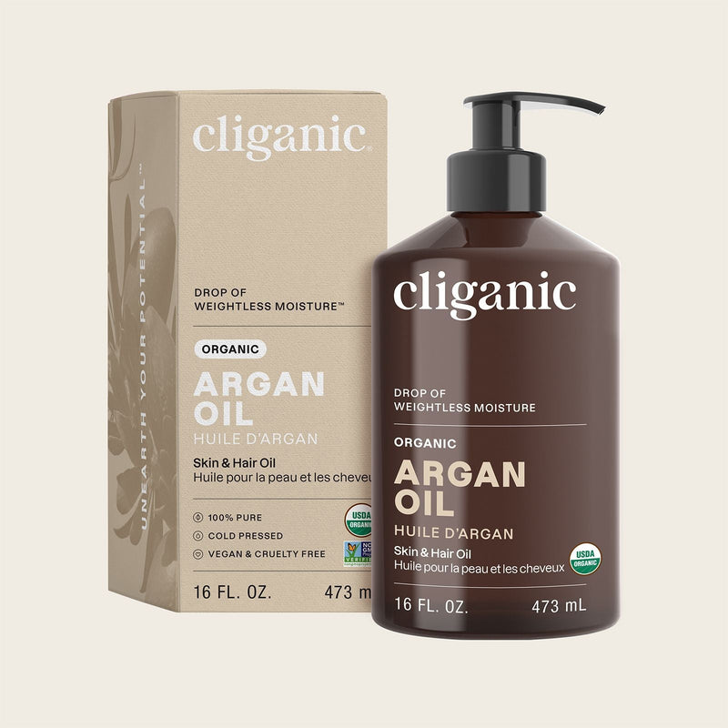 Organic Argan Oil - Cliganic Skin & Hair Oils