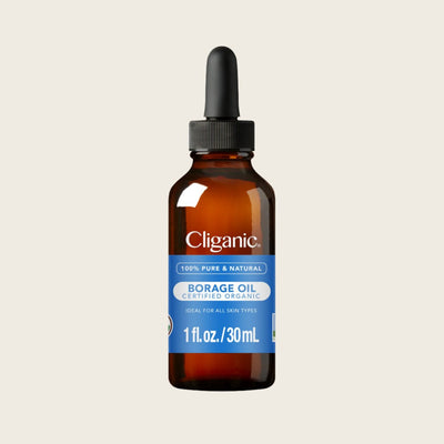 Organic Borage Oil - Cliganic Skin & Hair Oils