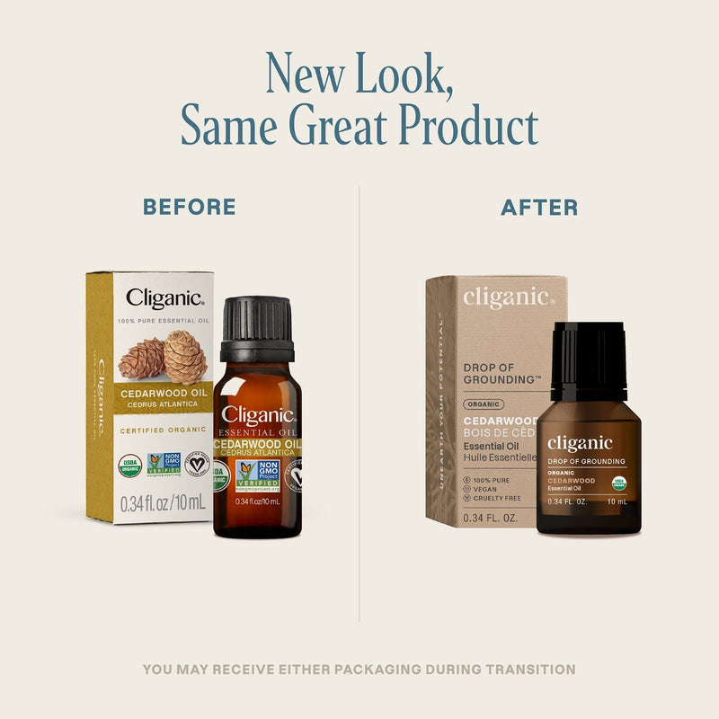 Organic Cedarwood Essential Oil - Cliganic Essential Oil Singles