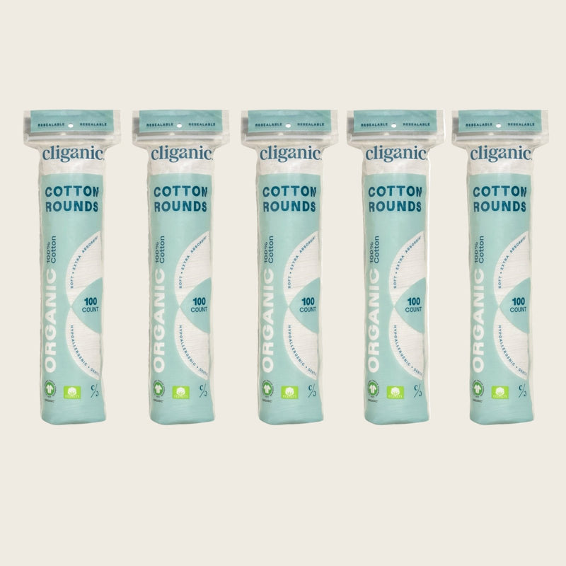 Organic Cotton Rounds - Cliganic Cotton Products