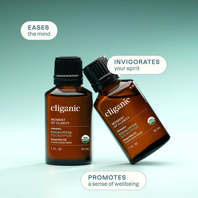 Organic Eucalyptus Essential Oil - Cliganic Essential Oil Singles