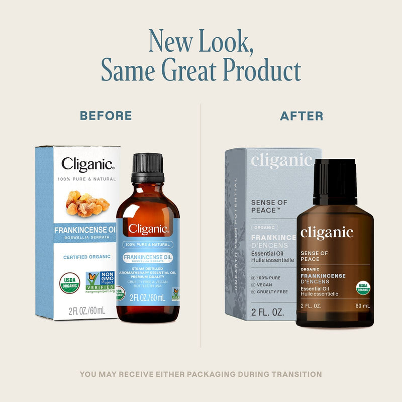 Organic Frankincense Essential Oil - Cliganic Essential Oil Singles