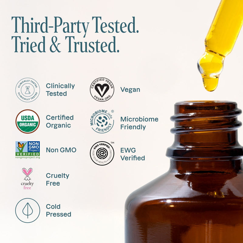 Organic Jojoba Oil - Cliganic Skin & Hair Oils