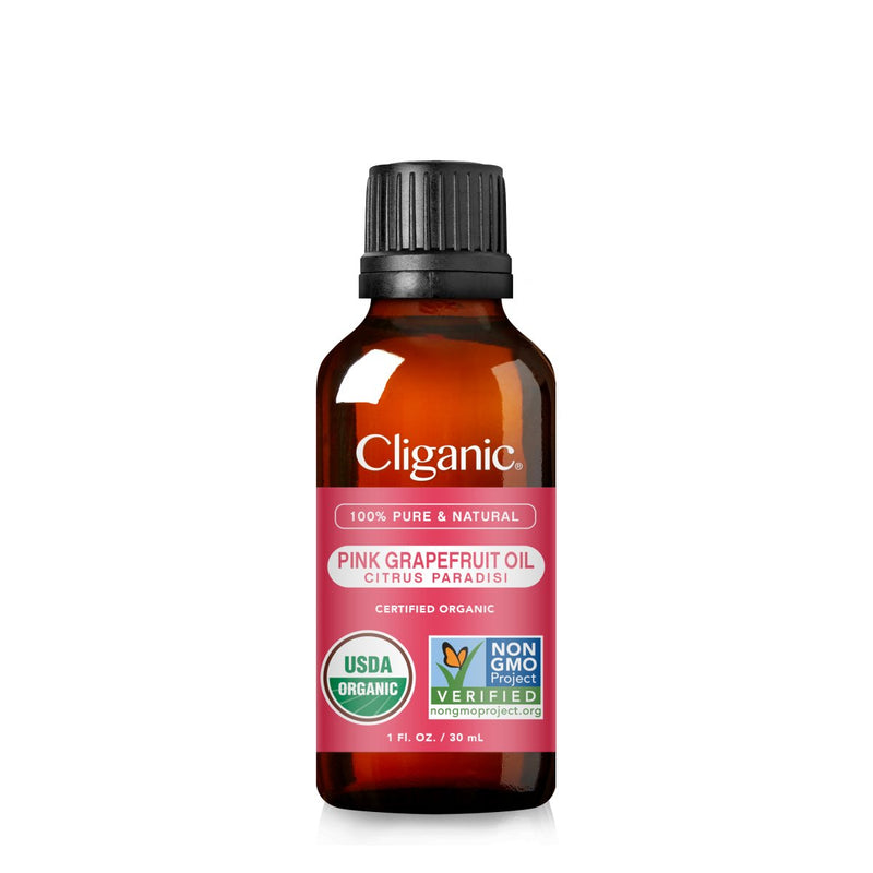 Organic Pink Grapefruit Essential Oil - Cliganic Essential Oil Singles