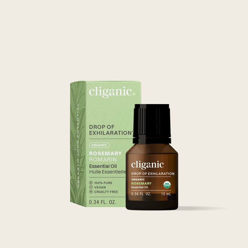 Organic Rosemary Essential Oil - Cliganic Essential Oil Singles