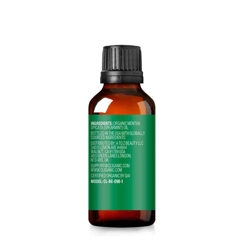 Organic Spearmint Essential Oil - Cliganic Essential Oil Singles