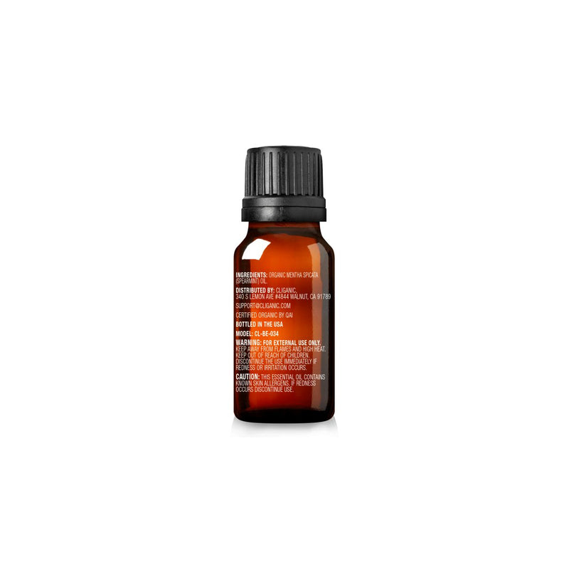 Organic Spearmint Essential Oil - Cliganic Essential Oil Singles