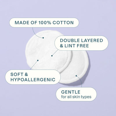 Premium Cotton Rounds - Cliganic Cotton Products