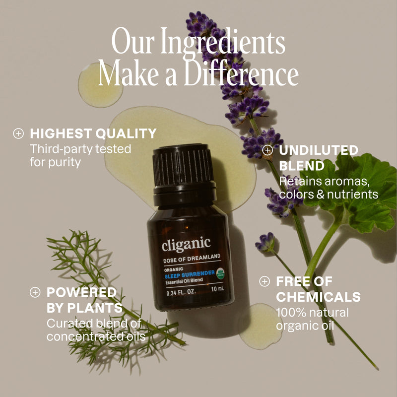 Sleep Surrender Essential Oil Blend - Cliganic Essential Oil Blends