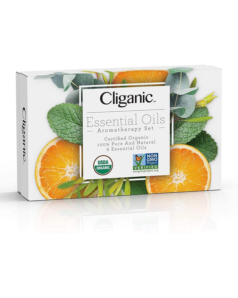 Cliganic USDA Organic Aromatherapy Essential Oils 8ct- New!👍 855102007385