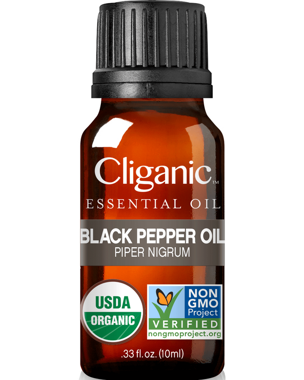 Cliganic 100% Pure Organic Black Pepper Oil 0.33oz