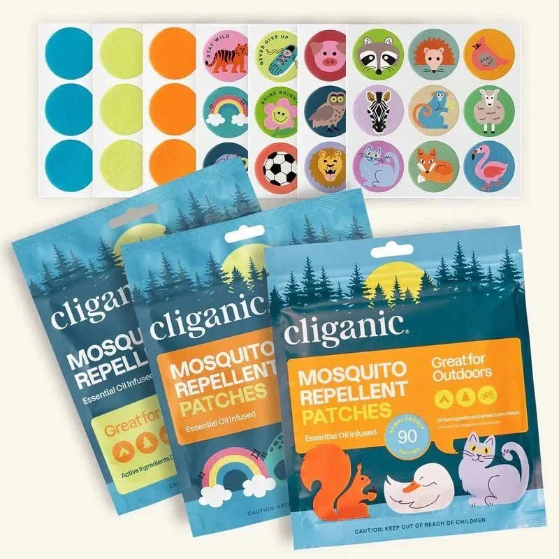 Cliganic Mosquito Repellent Patches: An Affordable, Plant-Based Mosquito Repellent Safe for Kids - Cliganic