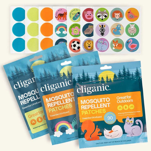 Cliganic Mosquito Repellent Patches: An Affordable, Plant-Based Mosquito Repellent Safe for Kids - Cliganic