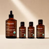 Cliganic Mane Character Energy Hair Care Bundle featuring shampoo, conditioner, hair serum, and scalp treatment.