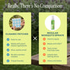 Buzz-Off mosquito repellent comparison showing protection benefits versus conventional mosquito repellents