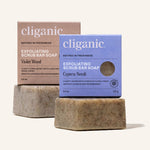 Exfoliating Scrub Bar Soap Duo - Violet Wood & Cypress Neroli