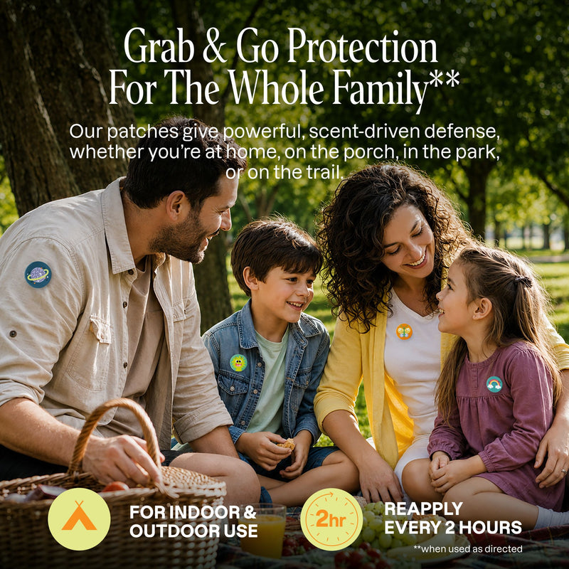 Mosquito Repellent Patches - Positive Vibes 