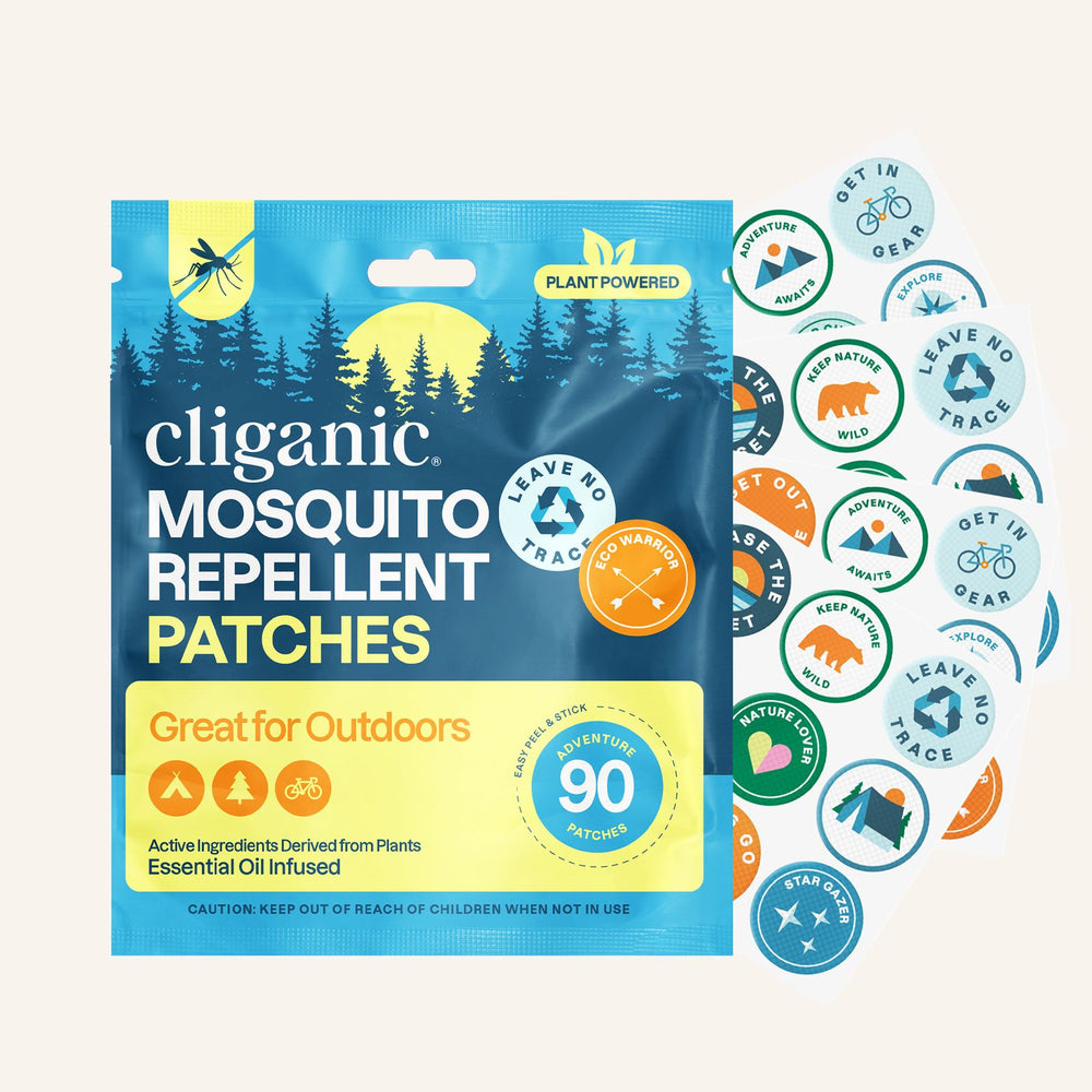  Cliganic Mosquito Repellent - Adventure with 90 Patches