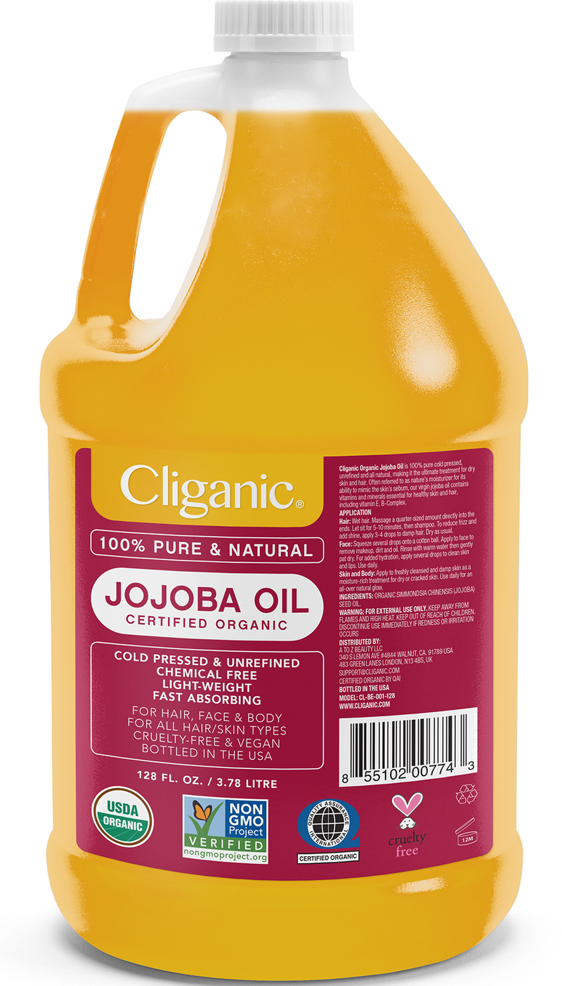 Organic Jojoba Oil Jug