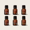 Cliganic Core Collection essential oil set featuring six pure essential oils for aromatherapy and home use.