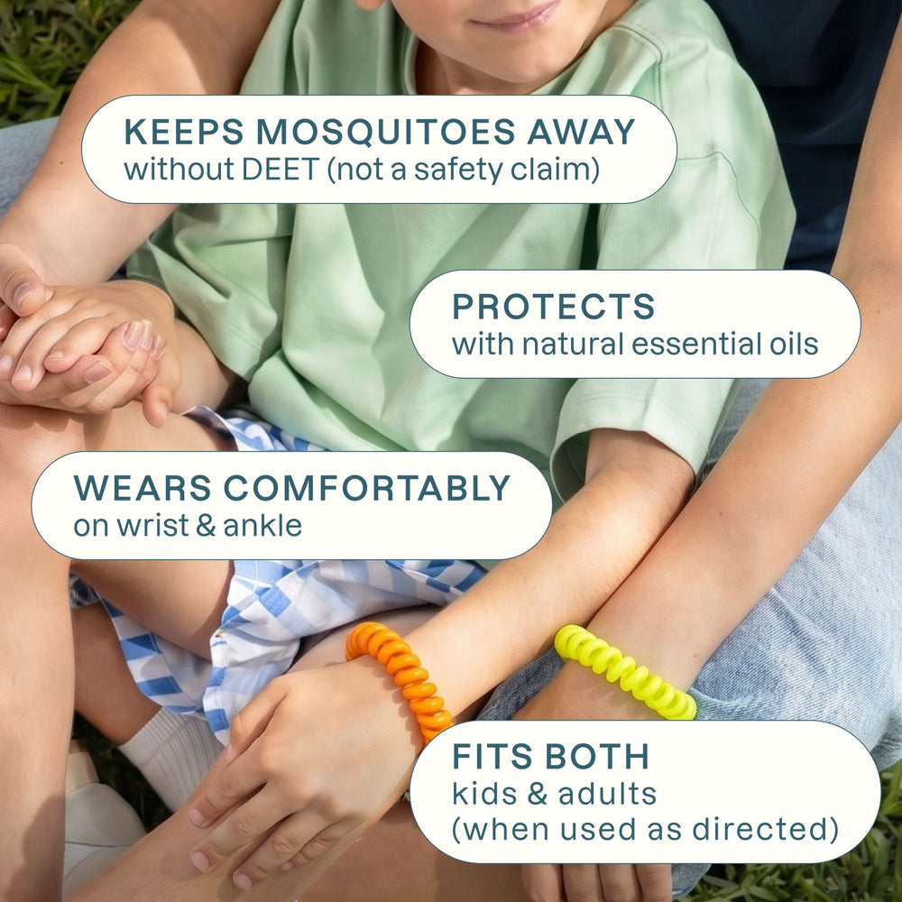 Mosquito Repellent Bracelets - Classic Colors - Cliganic Mosquito Repellents