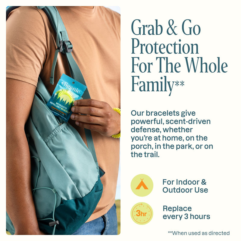 Mosquito Repellent Bracelets - Classic Colors - Cliganic Mosquito Repellents