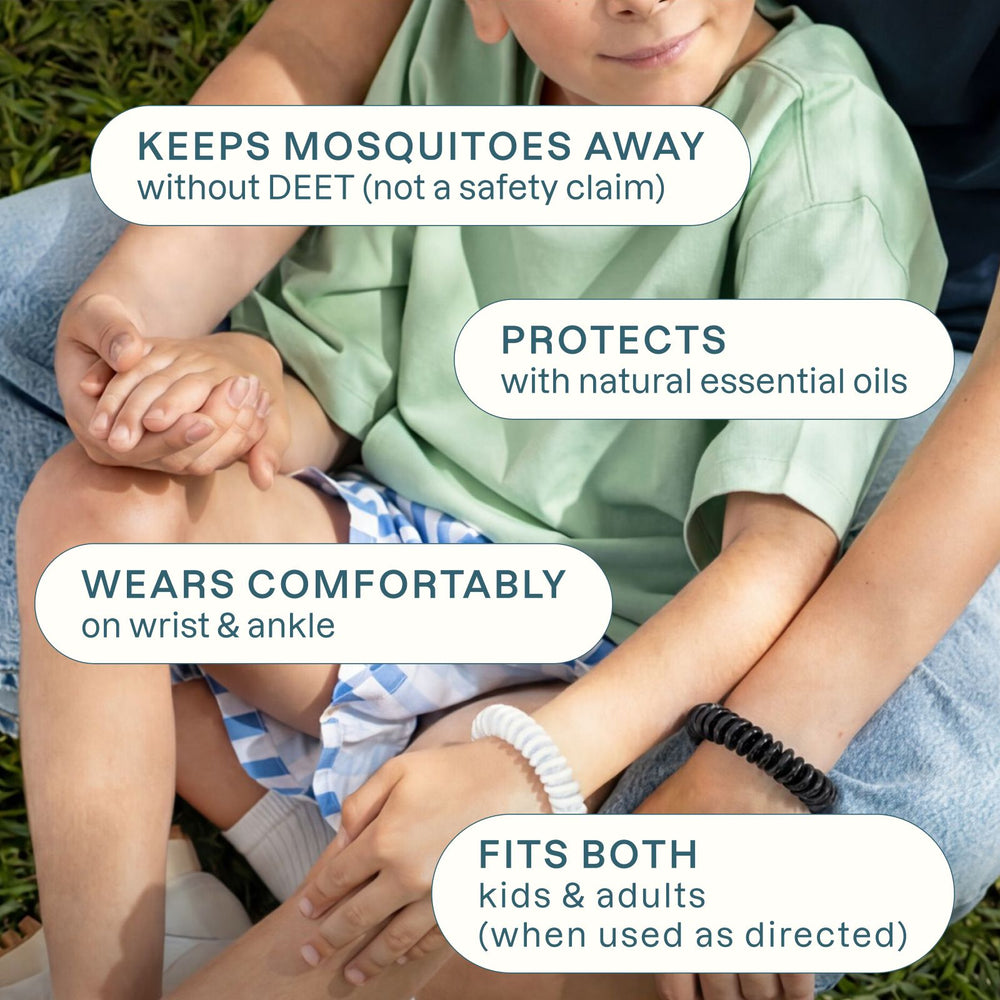 Mosquito Repellent Bracelets - Neutral Colors - Cliganic Mosquito Repellents