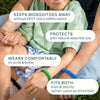 Mosquito Repellent Bracelets - Rainbow Colors - Cliganic Mosquito Repellents
