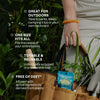 Mosquito repellent bracelets used outdoors for camping and travel bug protection
