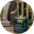 Cliganic Mosquito Repellent Candle burning outdoors to provide natural mosquito protection for relaxing evenings.