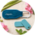 Cliganic Refillable Mosquito Repellent Clip with essential oil pellets attached to a bag for hands-free mosquito protection.