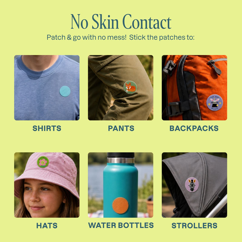 Stick & Go Mosquito Repellent Patches Bundle - Cliganic Mosquito Repellents