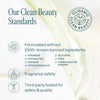 Clean beauty skincare standards featuring gentle, effective, and clinically tested ingredients