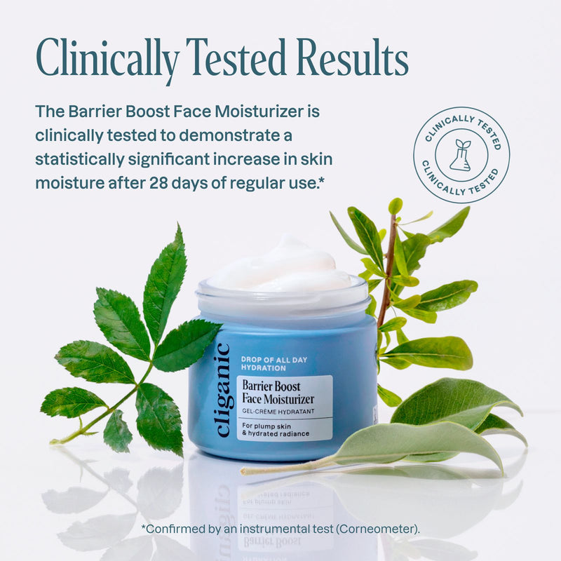 Cliganic Balance Duo clinically tested skincare results featuring botanical ingredients