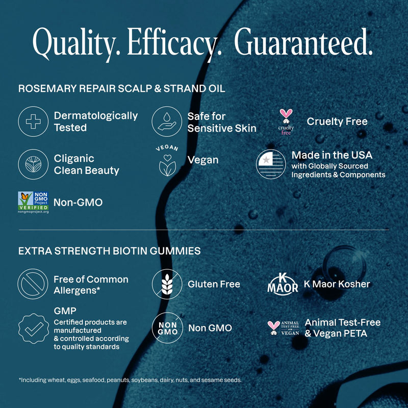 The Grow Your Glow haircare quality and efficacy information