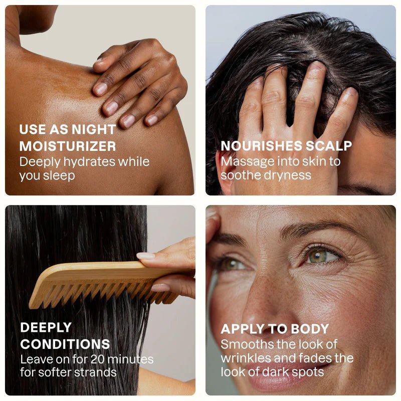 Age-Defying Essentials Duo - Cliganic Skin & Hair Oils