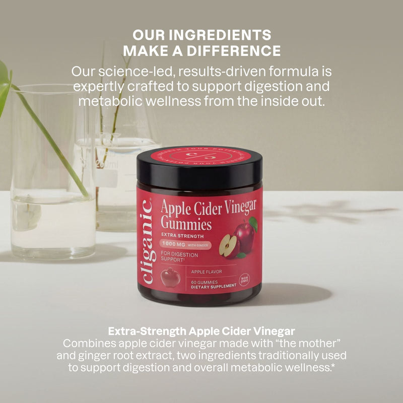 Apple Cider Vinegar Gummies - Cliganic Supplements