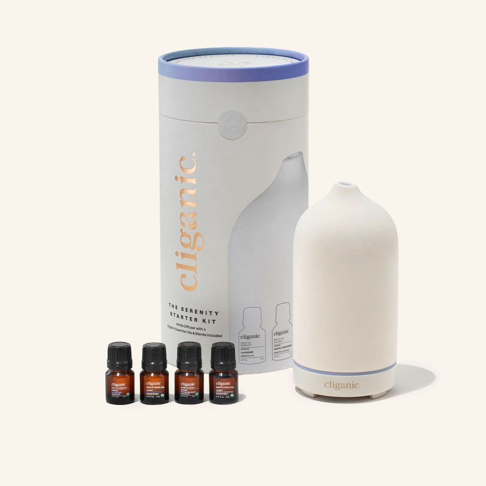 Aromatherapy Serenity Starter Kit - Cliganic Aromatherapy Diffusers