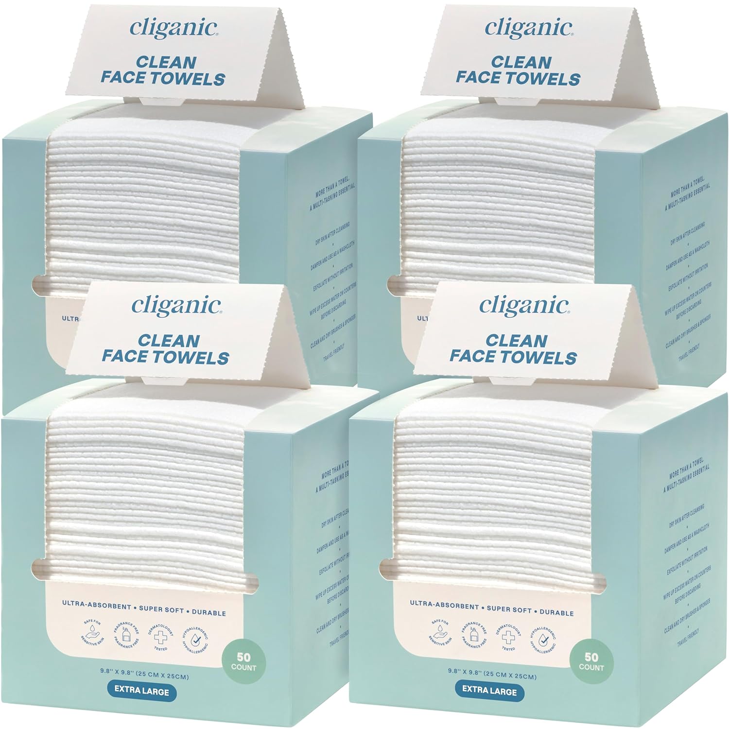 Cliganic Face Towels - Thumbnail 3