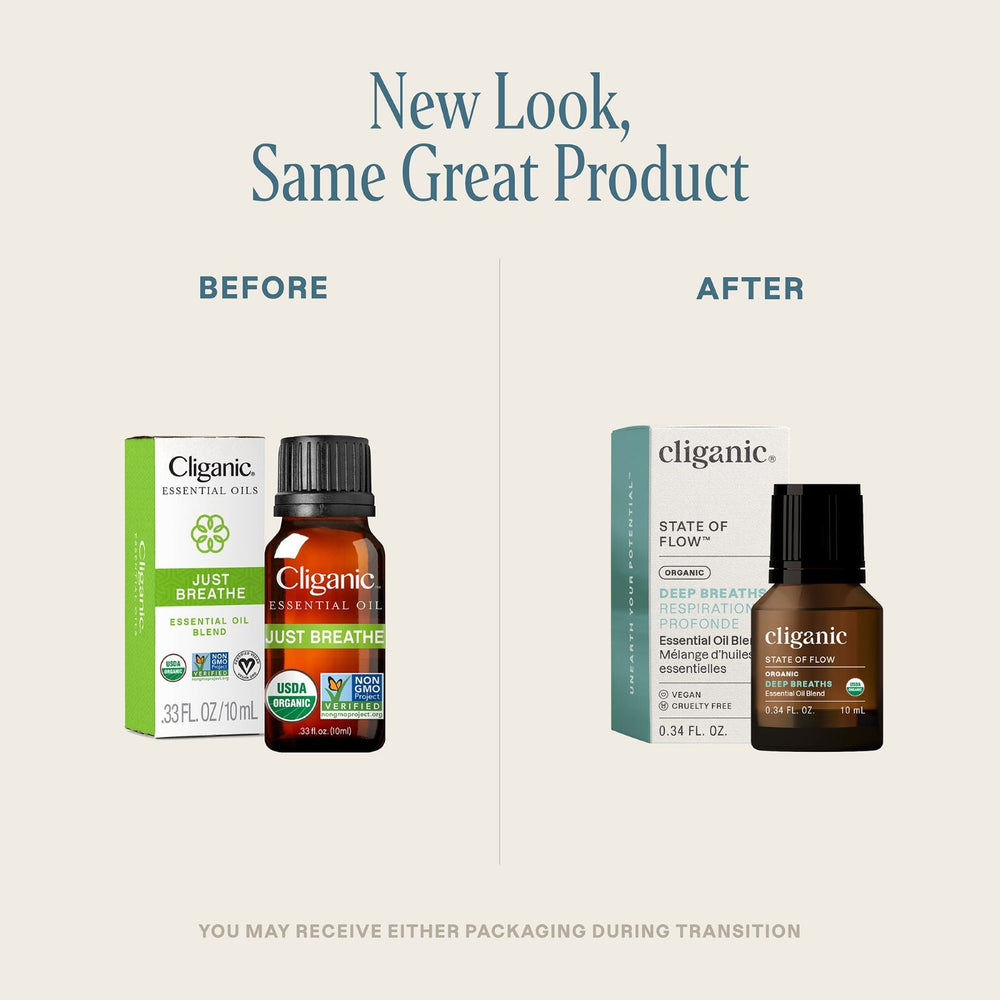 Deep Breaths Essential Oil Blend - Cliganic Essential Oil Blends