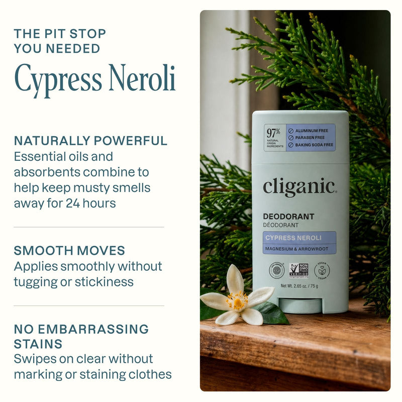 Deodorant - Cypress Neroli - Cliganic
