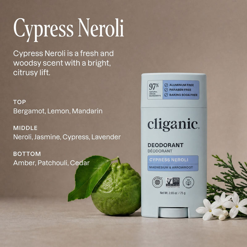 Deodorant - Cypress Neroli - Cliganic
