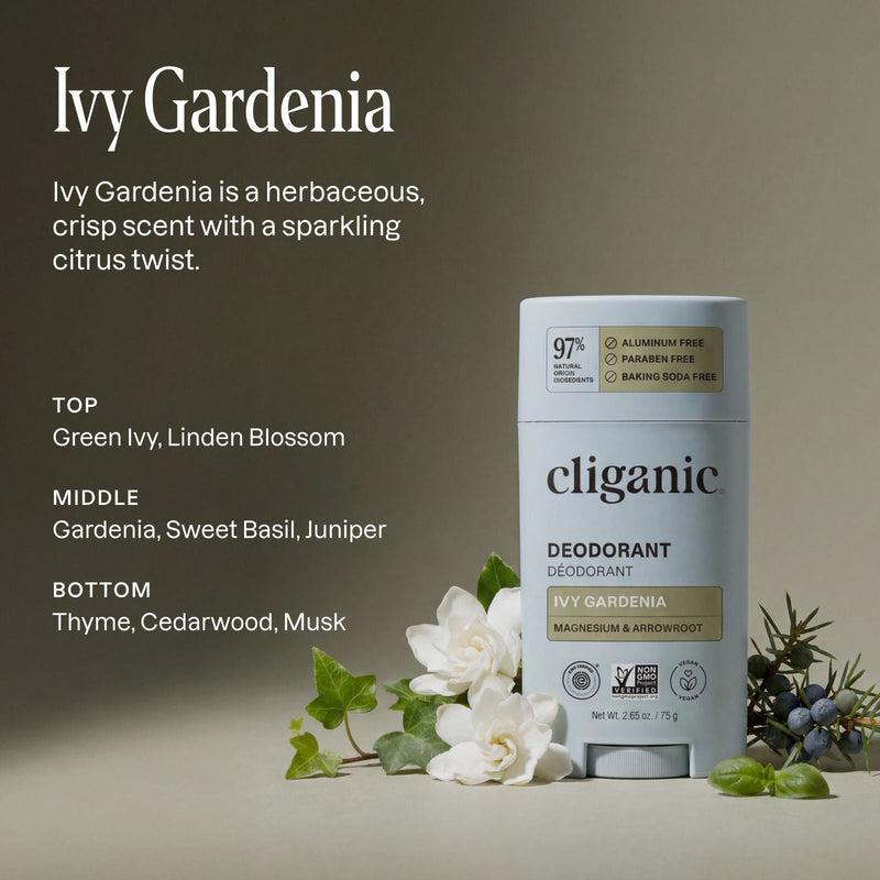 Deodorant - Ivy Gardenia - Cliganic